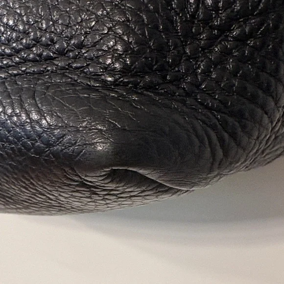 Prada Black Pebbled Leather Large Tote with Adjustable/Removable Crossbody Strap - Picture 7 of 14